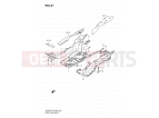 SUZUKI AN400 K8 (2008) Burgman 400 (E03,E28,E33) 37 - REAR LEG SHIELD