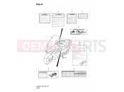 SUZUKI AN400 K8 (2008) Burgman 400 (E03,E28,E33) 47 - LABEL