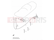 SUZUKI AN400 K8 (2008) Burgman 400 (E03,E28,E33) 49 - SEAT SUPPORT BRACKET