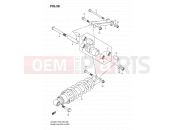 SUZUKI AN400 K8 (2008) Burgman 400 (E03,E28,E33) 58 - REAR CUSHION LEVER