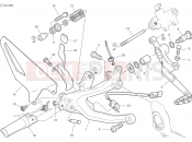 DUCATI 2023 Streetfighter V4 S Right footrest & brake pedal