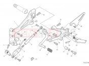 DUCATI 2023 Streetfighter V4 S Left footrest & gear shift pedal