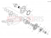 DUCATI 2023 Streetfighter V4 S Rear wheel spindle