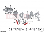BMW Motorrad BMW 2024 S models S 1000 RR 21 (0E61, 0E63) Licence plate holder