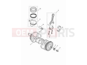 Triumph 2024 Rocket 3 GT Crankshaft, connecting rods & pistons