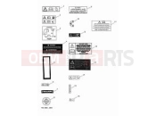 Triumph 2024 Rocket 3 GT Warning labels