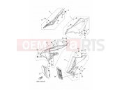 YAMAHA YZ 250 YZ250 (D692) 2025 SIDE COVER
