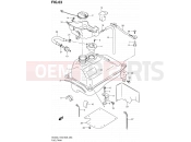 SUZUKI AN400 L1 (2011) Burgman 400 (E03,E28,E33) 63 - FUEL TANK (AN400L1 E03)