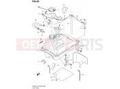 SUZUKI AN400 L1 (2011) Burgman 400 (E03,E28,E33) 65 - FUEL TANK (AN400AL1 E33)
