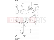 SUZUKI AN400 L1 (2011) Burgman 400 (E03,E28,E33) 101 - HANDLEBAR (AN400L1 E33)