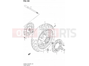 SUZUKI AN400 L1 (2011) Burgman 400 (E03,E28,E33) 139 - FRONT WHEEL (AN400L1 E03)