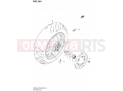 SUZUKI AN400 L1 (2011) Burgman 400 (E03,E28,E33) 164 - REAR WHEEL (AN400L1 E03)