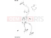 SUZUKI AN400 L1 (2011) Burgman 400 (E03,E28,E33) 148 - FRONT BRAKE HOSE (AN400L1 E03)