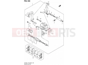 SUZUKI AN400 L1 (2011) Burgman 400 (E03,E28,E33) 169 - REAR CALIPER (AN400L1 E03)
