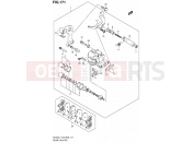 SUZUKI AN400 L1 (2011) Burgman 400 (E03,E28,E33) 171 - REAR CALIPER (AN400AL1 E33)