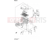 SUZUKI AN400 L2 (2012) Burgman 400 (E02,E19) 19 - AIR CLEANER