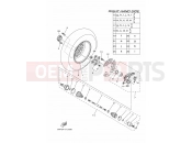 YAMAHA YFM 700 Grizzly GRIZZLY 700 EPS YFM700FWAD (BYXF) 2025 FRONT WHEEL 2