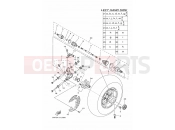 YAMAHA YFM 700 Grizzly GRIZZLY 700 EPS YFM700FWAD (BYXF) 2025 REAR WHEEL