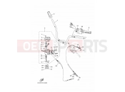 YAMAHA YFM 700 Grizzly GRIZZLY 700 EPS YFM700FWAD (BYXF) 2025 STEERING HANDLE & CABLE