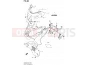 SUZUKI AN400 L2 (2012) Burgman 400 (E02,E19) 90 - FRONT LEG SHIELD (AN400ZAL2 E02)