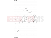 SUZUKI AN400 L2 (2012) Burgman 400 (E02,E19) 108 - FRONT FENDER (AN400AL2 E24)