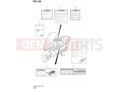 SUZUKI AN400 L2 (2012) Burgman 400 (E02,E19) 130 - LABEL (AN400L2 E02)