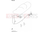 SUZUKI AN400 L2 (2012) Burgman 400 (E02,E19) 138 - SEAT SUPPORT BRACKET
