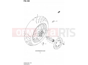 SUZUKI AN400 L2 (2012) Burgman 400 (E02,E19) 189 - REAR WHEEL (AN400L2 E02)