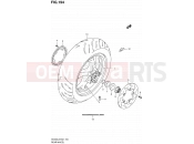 SUZUKI AN400 L2 (2012) Burgman 400 (E02,E19) 194 - REAR WHEEL (AN400ZAL2 E19)