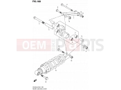 SUZUKI AN400 L2 (2012) Burgman 400 (E02,E19) 188 - REAR CUSHION LEVER