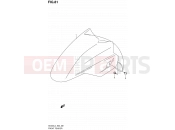 SUZUKI AN400 L4 (2014) Burgman 400 (E19) 81 - FRONT FENDER (AN400AL4 E02)