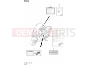 SUZUKI AN400 L4 (2014) Burgman 400 (E19) 98 - LABEL (AN400L4 E19)