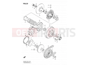 SUZUKI AN400A K9 (2009) Burgman 400 (E02,E19,E24,E54) 20 - TRANSMISSION (1)