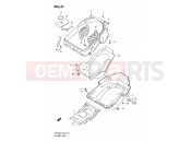 SUZUKI AN400A K9 (2009) Burgman 400 (E02,E19,E24,E54) 41 - HELMET BOX