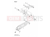 SUZUKI AN400A K9 (2009) Burgman 400 (E02,E19,E24,E54) 57 - REAR CUSHION LEVER