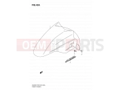 SUZUKI AN400A K9 (2009) Burgman 400 (E03,E28,E33) 43A - FRONT FENDER (MODEL K9)