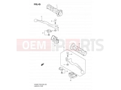 SUZUKI AN400A K9 (2009) Burgman 400 (E03,E28,E33) 45 - HANDLE LEVER