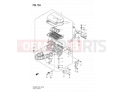 SUZUKI AN400A L0 (2010) Burgman 400 (E19,E24) 13A - AIR CLEANER (MODEL L0)