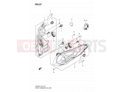 SUZUKI AN400A L0 (2010) Burgman 400 (E19,E24) 27 - FRONT COMBINATION LAMP