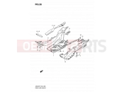 SUZUKI AN400A L0 (2010) Burgman 400 (E19,E24) 36 - REAR LEG SHIELD