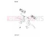 SUZUKI AN400A L0 (2010) Burgman 400 (E19,E24) 44A - HANDLE LEVER (AN400Z/ZA)