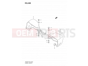 SUZUKI AN400A L0 (2010) Burgman 400 (E19,E24) 44B - KNUCKLE COVER (AN400Z/ZA)