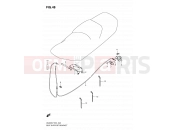 SUZUKI AN400A L0 (2010) Burgman 400 (E19,E24) 48 - SEAT SUPPORT BRACKET
