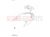 SUZUKI AN400A L1 (2011) Burgman 400 (E19, E24) 157 - PILLION RIDER HANDLE (AN400L1 E19)