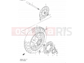 SUZUKI AN400A L1 (2011) Burgman 400 (E19, E24) 177 - FRONT WHEEL (AN400ZAL1 E02)