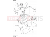 SUZUKI AN400A L2 (2012) Burgman 400 (E19, E24) 74 - FUEL TANK (AN400AL2 E19)