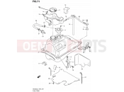 SUZUKI AN400A L3 (2013) Burgman 400 (E02,E19,E24) 71 - FUEL TANK (AN400AL3 E02)