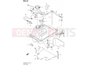 SUZUKI AN400A L3 (2013) Burgman 400 (E02,E19,E24) 74 - FUEL TANK (AN400ZAL3 E02)