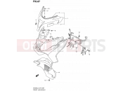 SUZUKI AN400A L3 (2013) Burgman 400 (E02,E19,E24) 87 - FRONT LEG SHIELD (AN400ZAL3 E19)