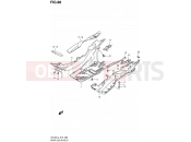 SUZUKI AN400A L3 (2013) Burgman 400 (E02,E19,E24) 88 - REAR LEG SHIELD